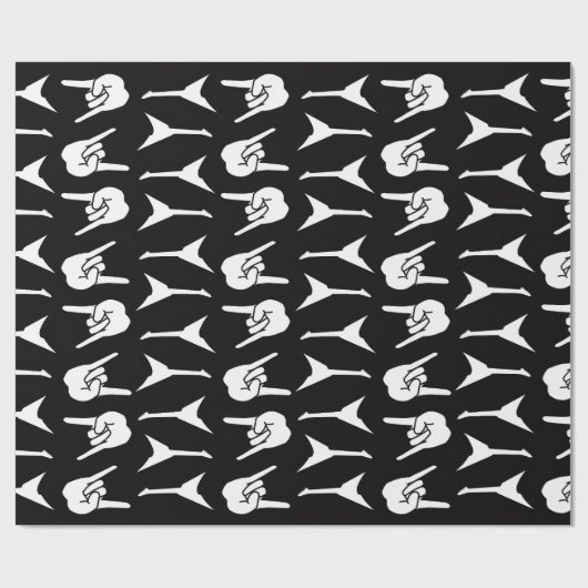 Heavy Metal Guitar Rockin' ラッピングペーパー (フラット)