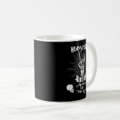 Heavy Metal Music is God's Apology Funny Pun Gift コーヒーマグカップ (正面右)