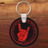 Heavy Metal Radioが大好き キーホルダー (正面)