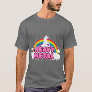 Heavy Metal Unicorn friend Tシャツ