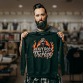 Heavy Rock Is My Therapy Tシャツ