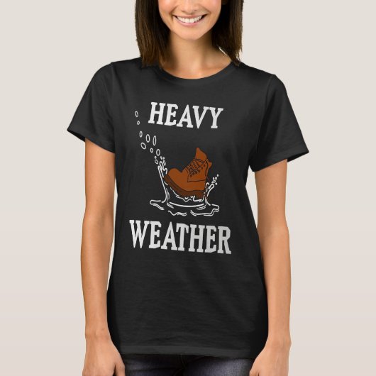 Heavy Weather Metal Rock Festival Fan Rain Weather Tシャツ (正面)