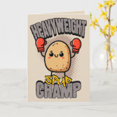 Heavyweight Spud Champ Boxing Potato  カード (黄色い花)