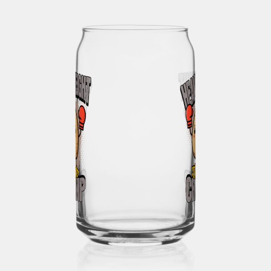 Heavyweight Spud Champ Boxing Potato  ガラス缶 (右)