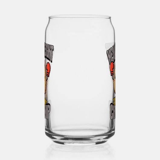 Heavyweight Spud Champ Boxing Potato  ガラス缶 (左)