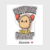 Heavyweight Spud Champ Boxing Potato  シール (シート)