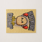 Heavyweight Spud Champ Boxing Potato  ジグソーパズル (横)