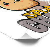 Heavyweight Spud Champ Boxing Potato  フォトプリント (角)