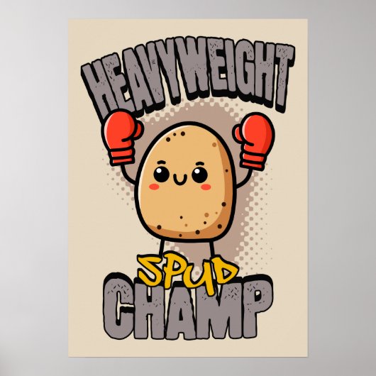 Heavyweight Spud Champ Boxing Potato  ポスター (正面)