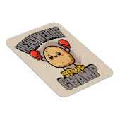 Heavyweight Spud Champ Boxing Potato  マグネット (右側)