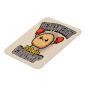 Heavyweight Spud Champ Boxing Potato  マグネット (左側)