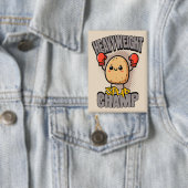Heavyweight Spud Champ Boxing Potato  缶バッジ (インサイチュ)