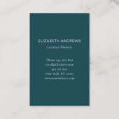 Hebamme, Storch schlicht-moderne Visitenkarte 名刺 (裏面)