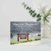 Hebgen Lake Montana 1961地震断層線はがき ポストカード (スタンド正面)