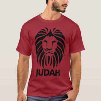 Hebrew Israelite  Lion Of Judah in Black Tee Tシャツ