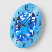 Hebrew Large Clock ラージ壁時計 (傾斜)