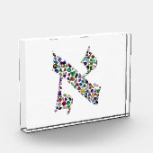 Hebrew Letter ALEF made with Gemstones フォトブロック (左)