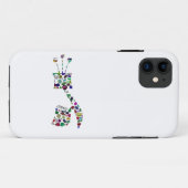 Hebrew Letter GIMMEL made with Gemstones Case-Mate iPhoneケース (裏面(横))