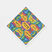 Hebrew Pesach Seder Plate for Passover Dinner  スタンダードランチョンナプキン (角)