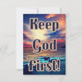 Hebrews 10:36 KJVバイブル聖句Pic Greeting Card カード (裏面)