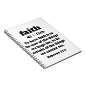 Hebrews 11-1信仰の定義 ノートブック (右側)