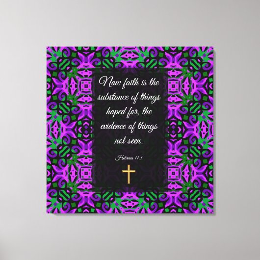 Hebrews 11:1  キャンバスプリント (正面)