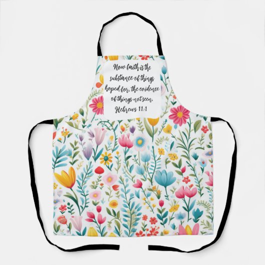 Hebrews 11:1 Apron エプロン (正面)