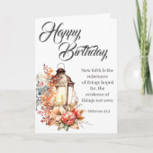 Hebrews 11:1 Christian Birthday Wishes カード (正面)