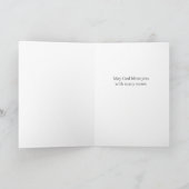 Hebrews 11:1 Christian Birthday Wishes カード (内部)