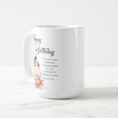Hebrews 11:1 Christian Birthday Wishes コーヒーマグカップ (正面左)