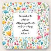 Hebrews 11:1 Coaster コースター (正面)