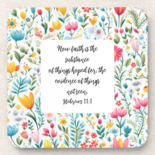 Hebrews 11:1 Coaster コースター (正面)