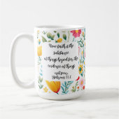 Hebrews 11:1 Coffee Mug コーヒーマグカップ (左)