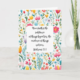 Hebrews 11:1 Greeting Card カード