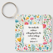 Hebrews 11:1 Keychain キーホルダー (正面)