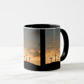Hebrews 11:1 KJVバイブル聖句Pic 2-Tone Mug マグカップ (正面右)