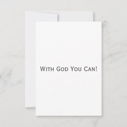 Hebrews 11:1 KJVバイブル聖句Pic Flat Greeting カード (裏面)