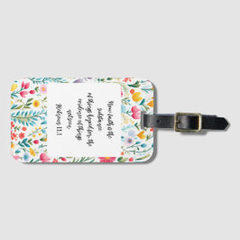 Hebrews 11:1 Luggage Tag ラゲッジタグ