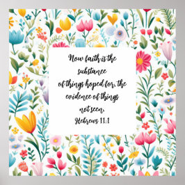 Hebrews 11:1 Poster ポスター