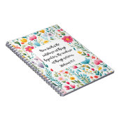 Hebrews 11:1 Spiral Photo Notebook ノートブック (右側)