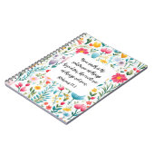 Hebrews 11:1 Spiral Photo Notebook ノートブック (左側)