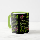 Hebrews 11:6 KJVバイブル聖句Pic 2-Tone Mug マグカップ (正面左)