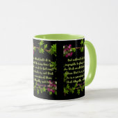 Hebrews 11:6 KJVバイブル聖句Pic 2-Tone Mug マグカップ (正面右)