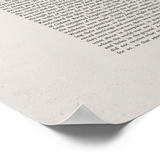 Hebrews 11, Bible Verse, Modern Bible, Scripture ポスター (角)