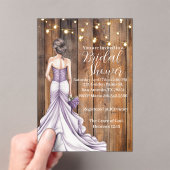 Hebrews 12:15 Graceful Bridal Shower Invitation アクリル招待状 (インサイチュ (ポータブル))