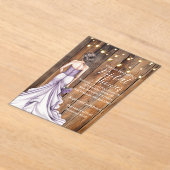 Hebrews 12:15 Graceful Bridal Shower Invitation アクリル招待状 (レイダウン)