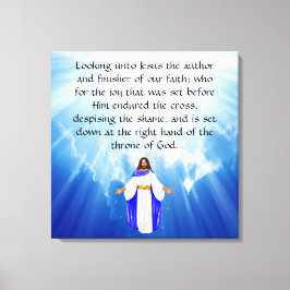 Hebrews 12:2 キャンバスプリント