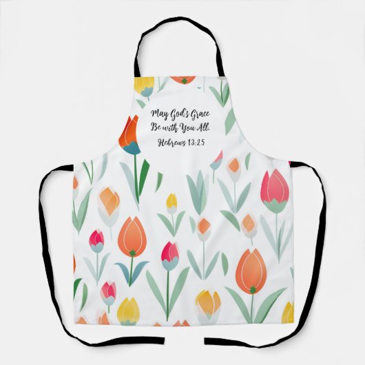 Hebrews 13:25 Apron エプロン (正面)