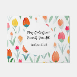 Hebrews 13:25 Doormat ドアマット