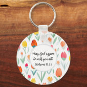 Hebrews 13:25 Keychain キーホルダー (正面)